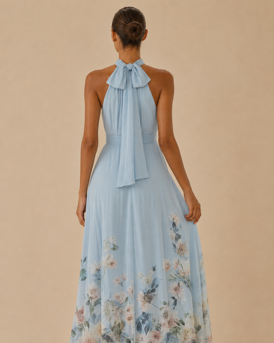 Margherita™ | Abito floreale con scollo all’americana