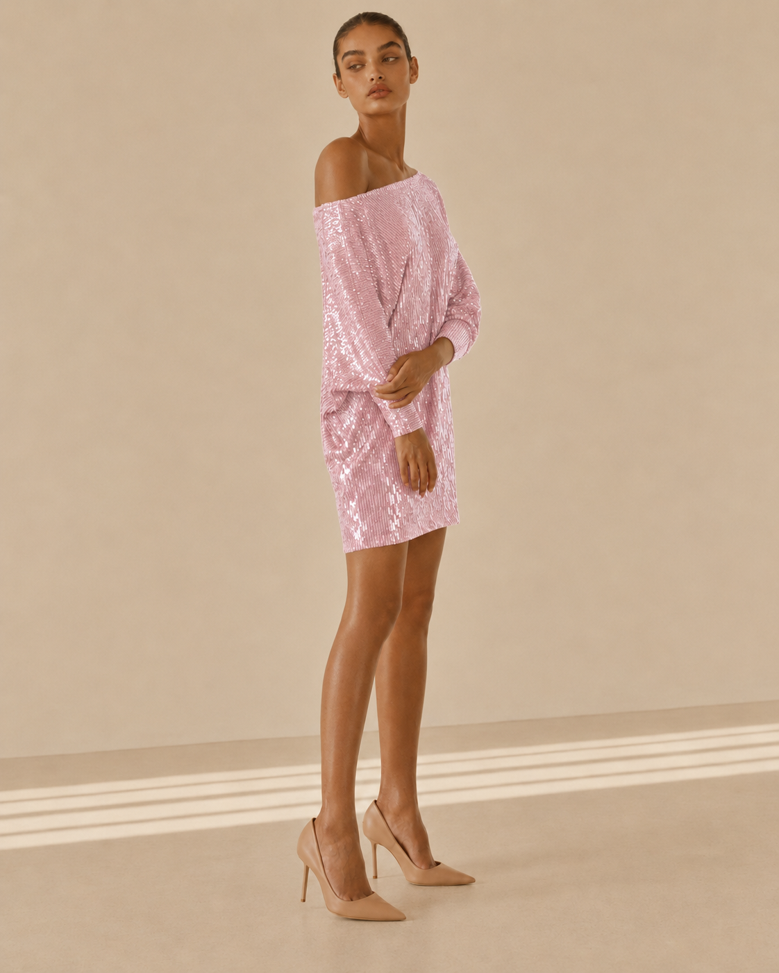Alba™ | Abito mini con spalla scoperta