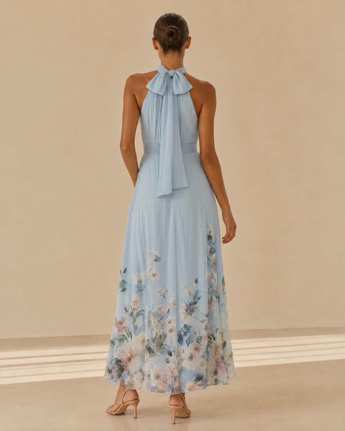 Margherita™ | Abito floreale con scollo all’americana