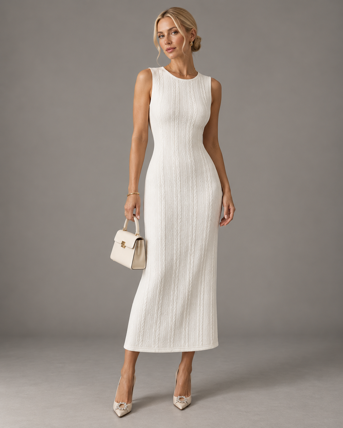 Grazia - Abito Midi Elegante e Raffinato
